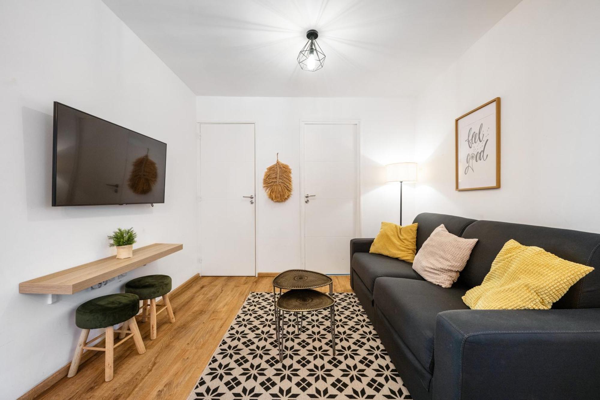 Appartement Cosy&chill - 10 Min De La - Jardin, Netflix, Terrasse, Fibre&parking